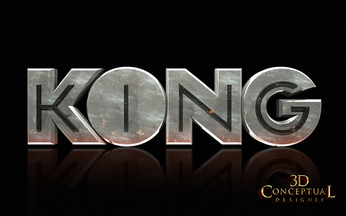 3DconceptualdesignerBlog: Project Review KING KONG[2005] 3D Logo Designs PART II
